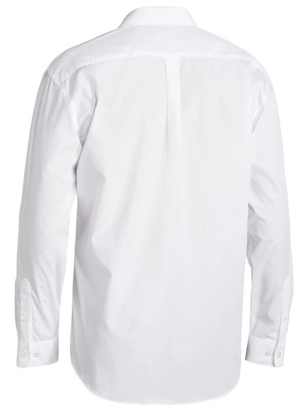 Bisley Permanent Press Shirt - Long Sleeve - White (BS6526) - Trade Wear