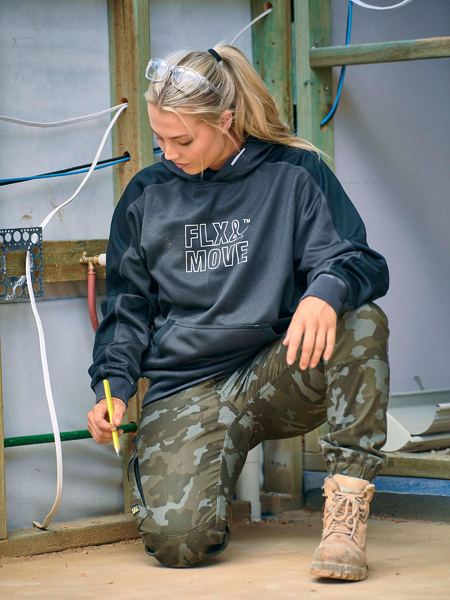 Bisley Flex & Move Pullover Hoodie with Print (BK6902P)