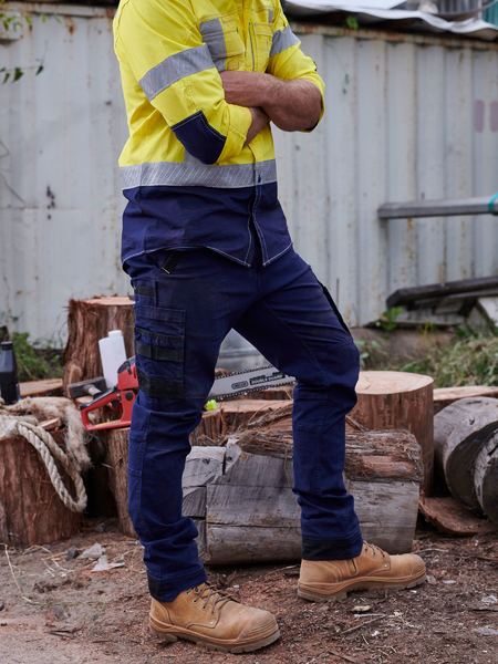 Bisley Flex and Move™ Stretch Cargo Cuffed Pants (BPC6334)