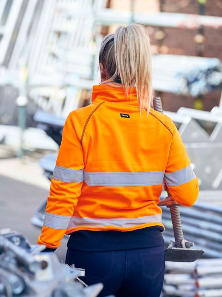 Bisley Women's Taped Hi Vis Fleece Jumper (BKL6818T)