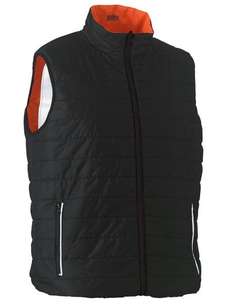Bisley Bisley Taped Hi Vis Reversible Puffer Vest (BV0330HT) - Trade Wear