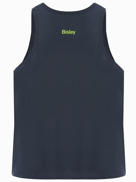Bisley Cotton Logo Singlet - Pack of 2pcs (BKS063)