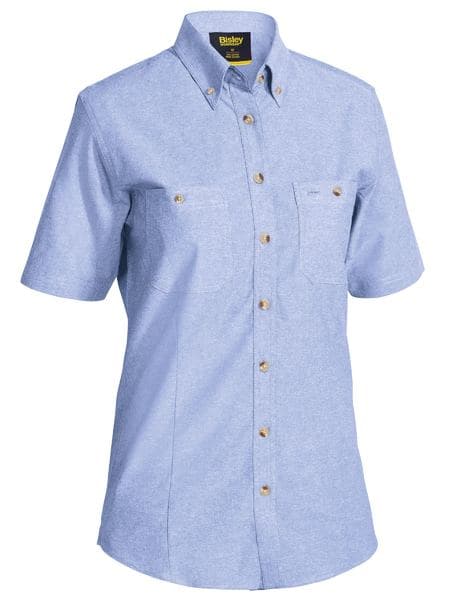 Bisley Women's Short Sleeve Chambray Shirt