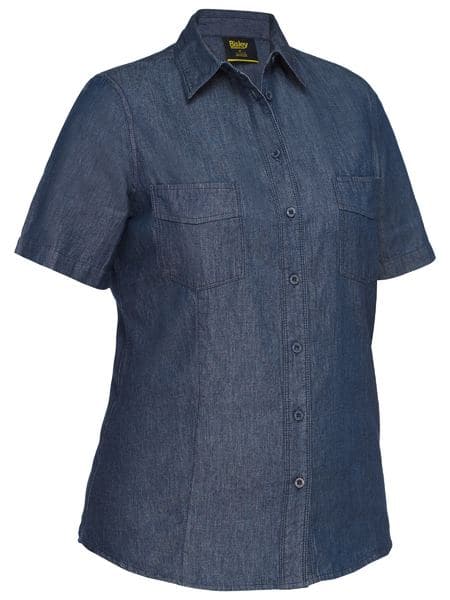 Bisley Women's Short Sleeve Chambray Shirt