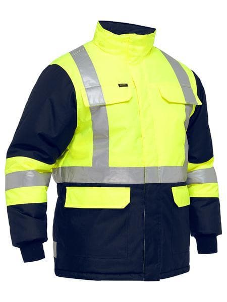 Bisley X Taped Two Tone Hi Vis Freezer Jacket (BJ6450T)