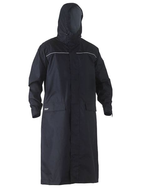 Bisley Navy Long Rain Coat (BJ6962)