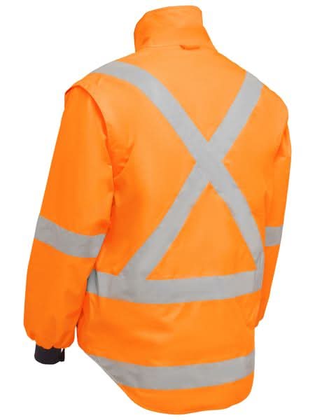 Bisley X Taped 5 in 1 Rain Jacket (BJ6374XT) - Trade Wear