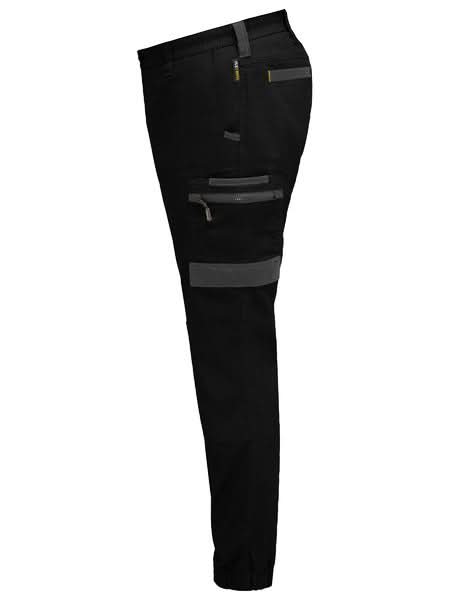 Bisley Flx & Move™ Elastic Waist Cargo Cuffed Pants (BPC6237) - Trade Wear