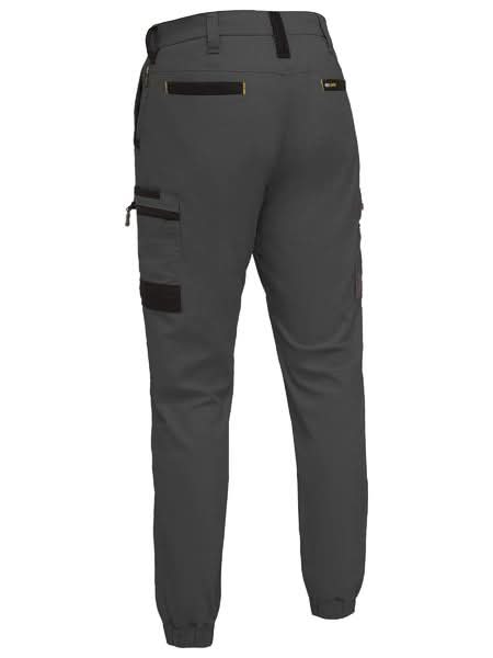 Bisley Flx & Move™ Elastic Waist Cargo Cuffed Pants (BPC6237) - Trade Wear