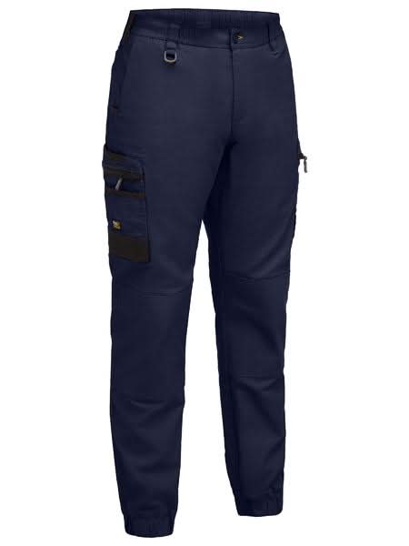 Bisley Flx & Move™ Elastic Waist Cargo Cuffed Pants (BPC6237) - Trade Wear