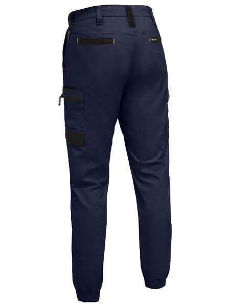 Bisley Flx & Move™ Elastic Waist Cargo Cuffed Pants (BPC6237) - Trade Wear