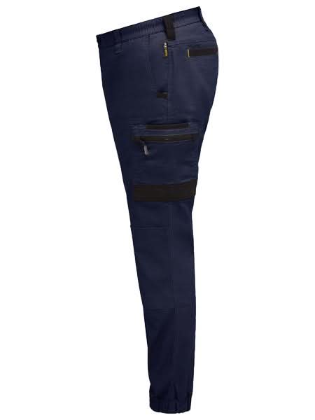 Bisley Flx & Move™ Elastic Waist Cargo Cuffed Pants (BPC6237) - Trade Wear