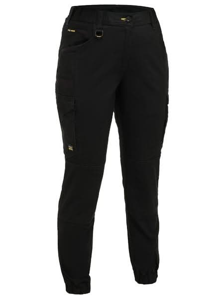Bisley Womens Flx & Move™ Elastic Waist Cargo Cuffed Pants (BPCL6237) - Trade Wear