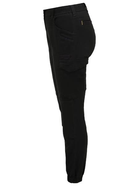 Bisley Womens Flx & Move™ Elastic Waist Cargo Cuffed Pants (BPCL6237) - Trade Wear