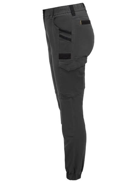 Bisley Womens Flx & Move™ Elastic Waist Cargo Cuffed Pants (BPCL6237) - Trade Wear