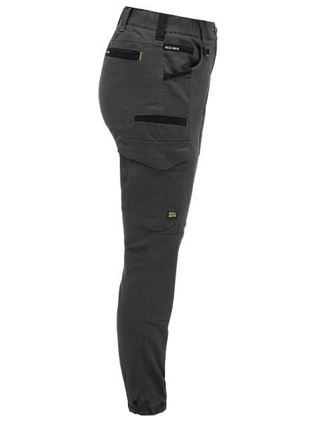 Bisley Womens Flx & Move™ Elastic Waist Cargo Cuffed Pants (BPCL6237) - Trade Wear
