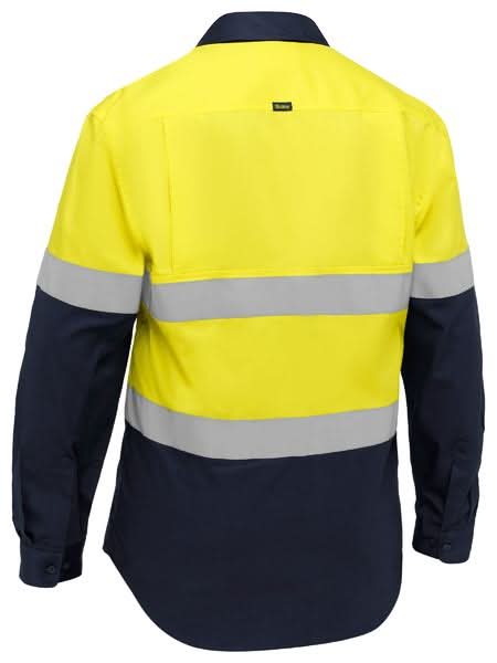 Bisley Industrial Taped Hi Vis Cool Lighweight Vented Shirt (BS6390T) - Trade Wear