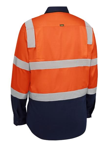 Bisley Taped Biomotion Hi Vis Cool Lightweight Vented Shirt (BS6396T) - Trade Wear