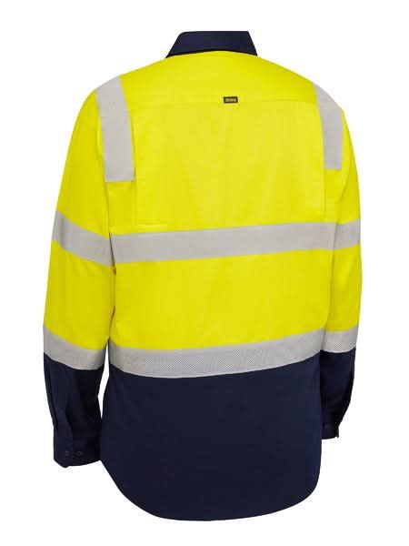Bisley Taped Biomotion Hi Vis Cool Lightweight Vented Shirt (BS6396T) - Trade Wear