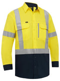 Bisley X Taped Hi Vis Stretch Cotton Shirt (BS6176XT)