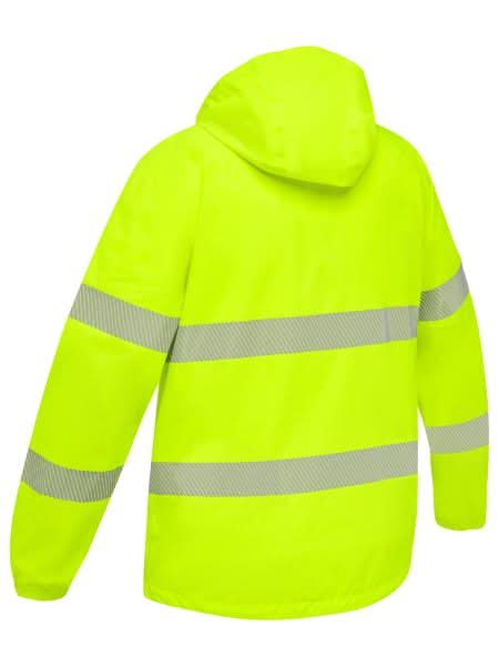Bisley Taped Hi Vis Packable Lightweight Ripstop Rain Jacket (BJ6707T)