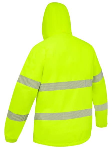 Bisley Taped Hi Vis Packable Lightweight Ripstop Rain Jacket (BJ6707T)