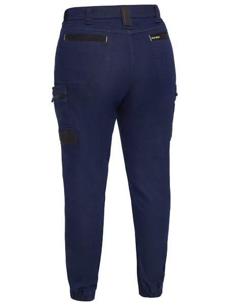Bisley Women's Flex & Move™ Stretch Denim Cargo Cuffed Pants (BPCL6335)