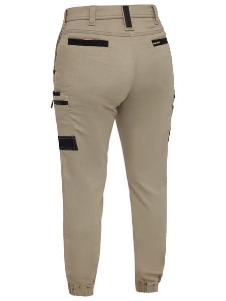 Bisley Women's Flex & Move™ Stretch Denim Cargo Cuffed Pants (BPCL6335)