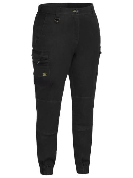 Bisley Women's Flex & Move™ Stretch Denim Cargo Cuffed Pants (BPCL6335)