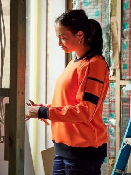 Bisley Womens Work Fleece Crew Neck Jumper (BKL6722)