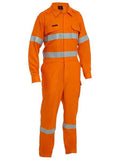 Bisley Apex 160/185 Taped Hi Vis FR Ripstop Vented Coverall With Waist Zip Opening (BC8479T)