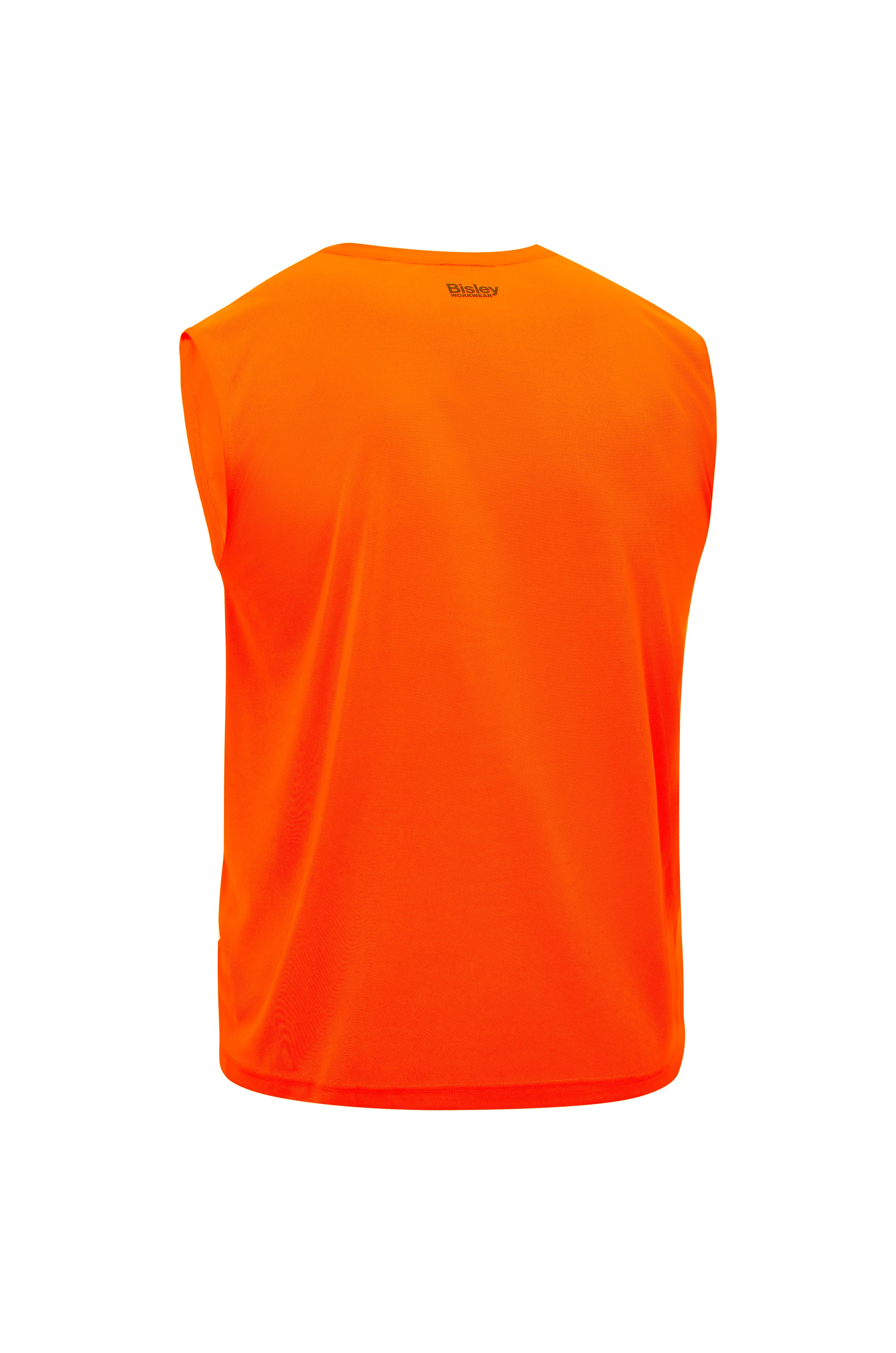 Bisley Recycled Hi Vis Muscle Tank (BK0440) - Trade Wear