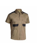 Bisley Flex & Move™ Mechanical Stretch Shirt Short Sleeve (BS1133) - Trade Wear