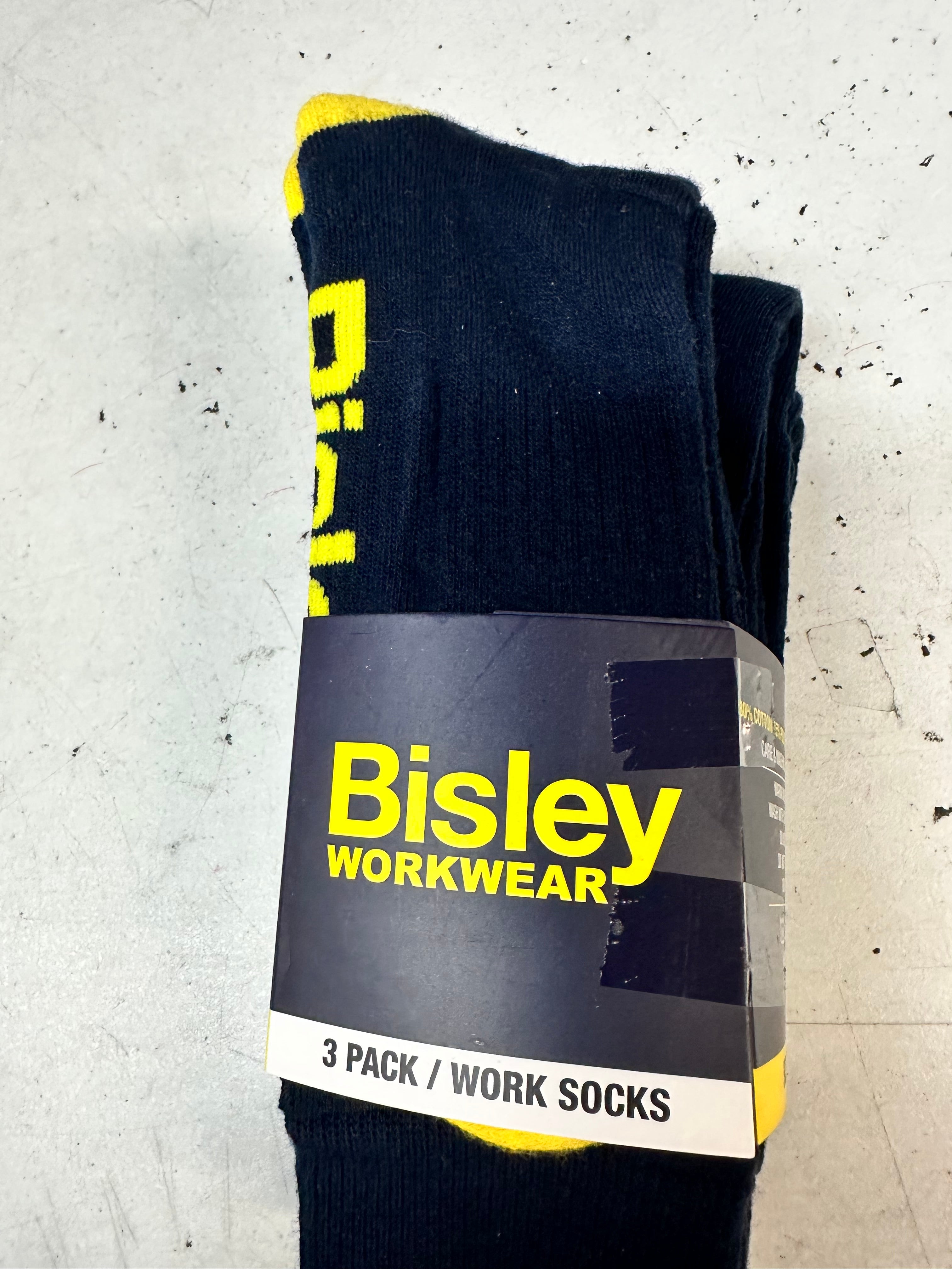 Bisley Work Socks - 3 Pack (BSX7210)