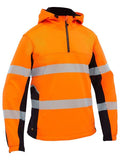 Bisley Flex & Move™ Hi Vis Taped Liquid Repellent Fleece Hoodie (BK6571T)