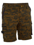 Bisley Flex & Move Stretch Canvas Camo Cargo Short - Army Honeycomb (BSHC1337-PHAR)