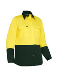 Bisley Women's Cool Lightweight Hi Vis Drill Shirt (BL6895)