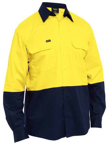 Bisley Hi Vis Cool Lightweight Drill Shirt (BS6695)