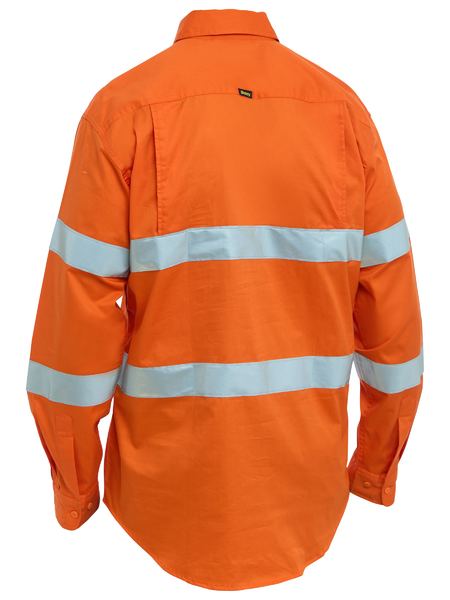 Bisley Taped Hi Vis Cool Lightweight Drill Shirt (BS6698T)