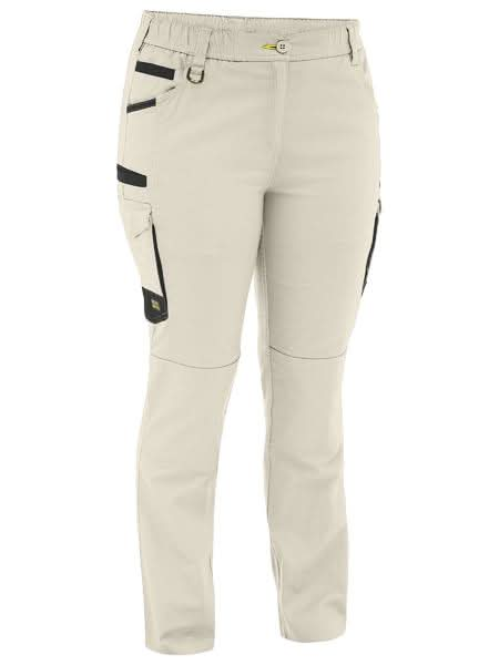 Bisley Womens Flex & Move™ Stretch Canvas Elastic Waist Cargo Pants (BPCL6338)