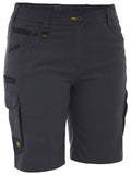 Bisley Womens Flex & Move™ Elastic Waist Cargo Short (BSHL1338)