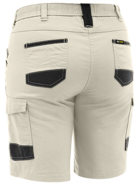 Bisley Womens Flex & Move™ Elastic Waist Cargo Short (BSHL1338)