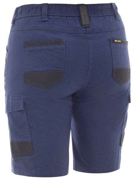 Bisley Womens Flex & Move™ Elastic Waist Cargo Short (BSHL1338)