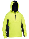 Bisley Hi Vis Water Repellent Fleece Hoodie (BK6571)