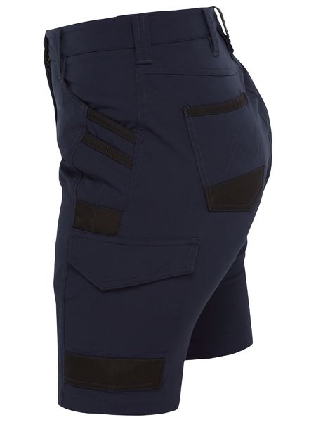 Bisley Women's Flex and Move 4-Way Stretch Zip Cargo Shorts - BSHL1332