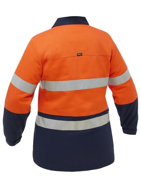 Bisley Womens Taped Hi Vis Drill Jacket (BKL6710T)