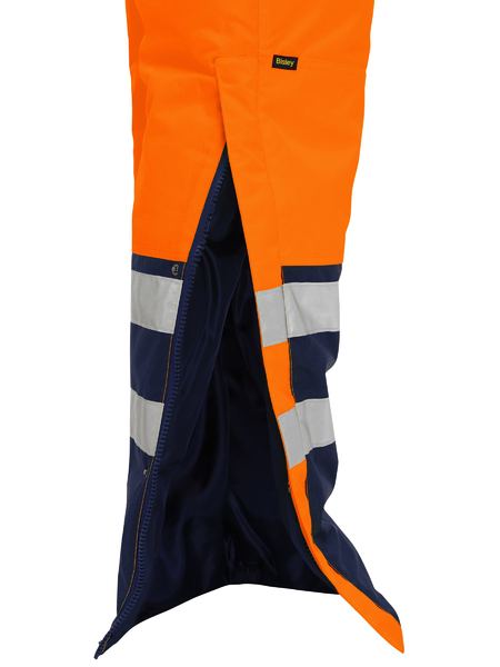 Bisley Taped Hi Vis Freezer Bib & Brace Coverall (BAB6452T) - Trade Wear