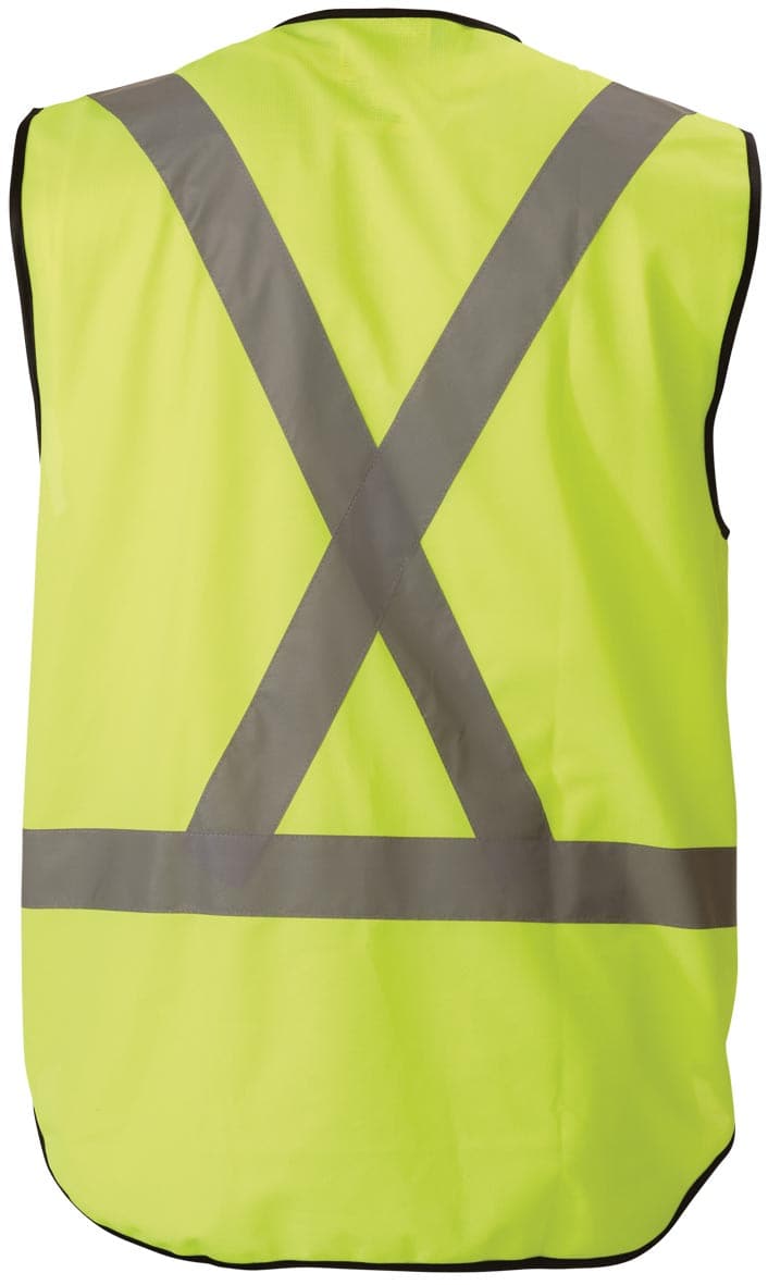 Bisley X Taped Hi Vis Vest - Yellow (BT0347) - Trade Wear