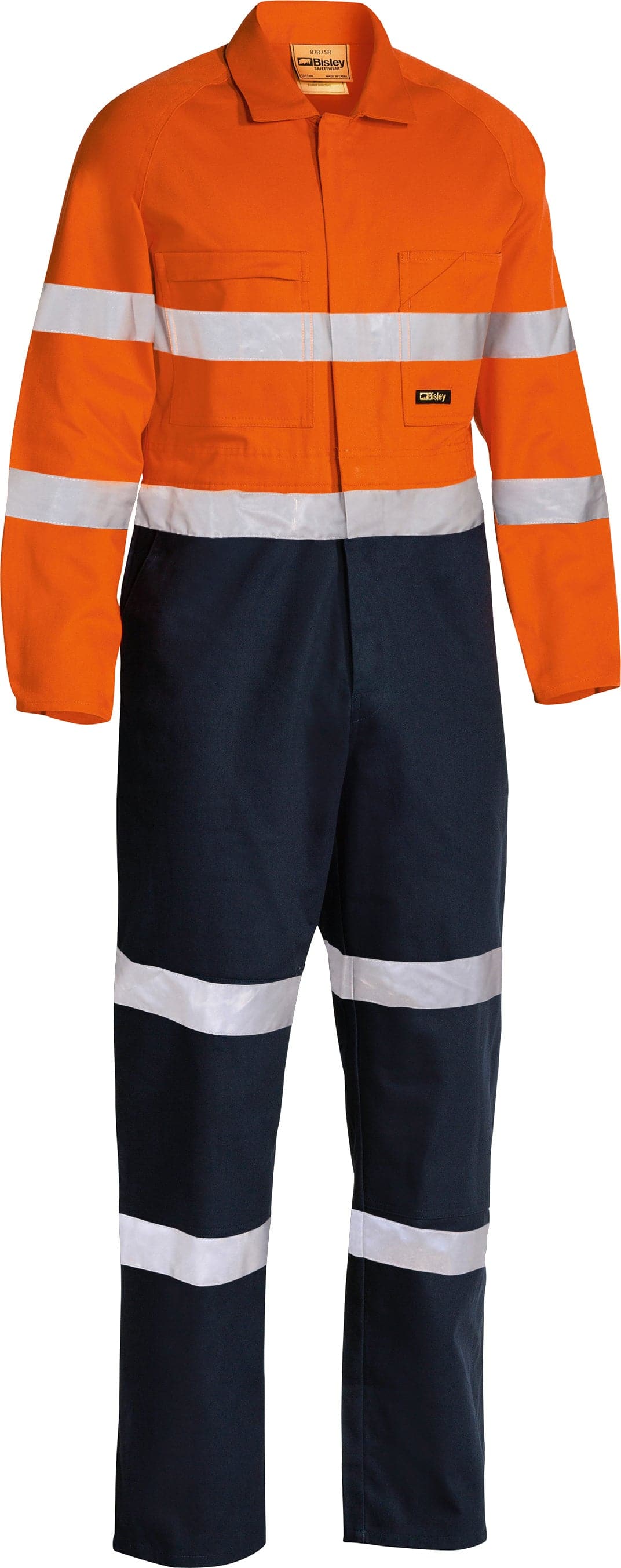 Bisley Taped Hi Vis Drill Coverall (BC6357T)