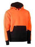 Bisley Bisley Hi Vis Two Tone Fleece Pullover Hoodie (BK6619) - Trade Wear
